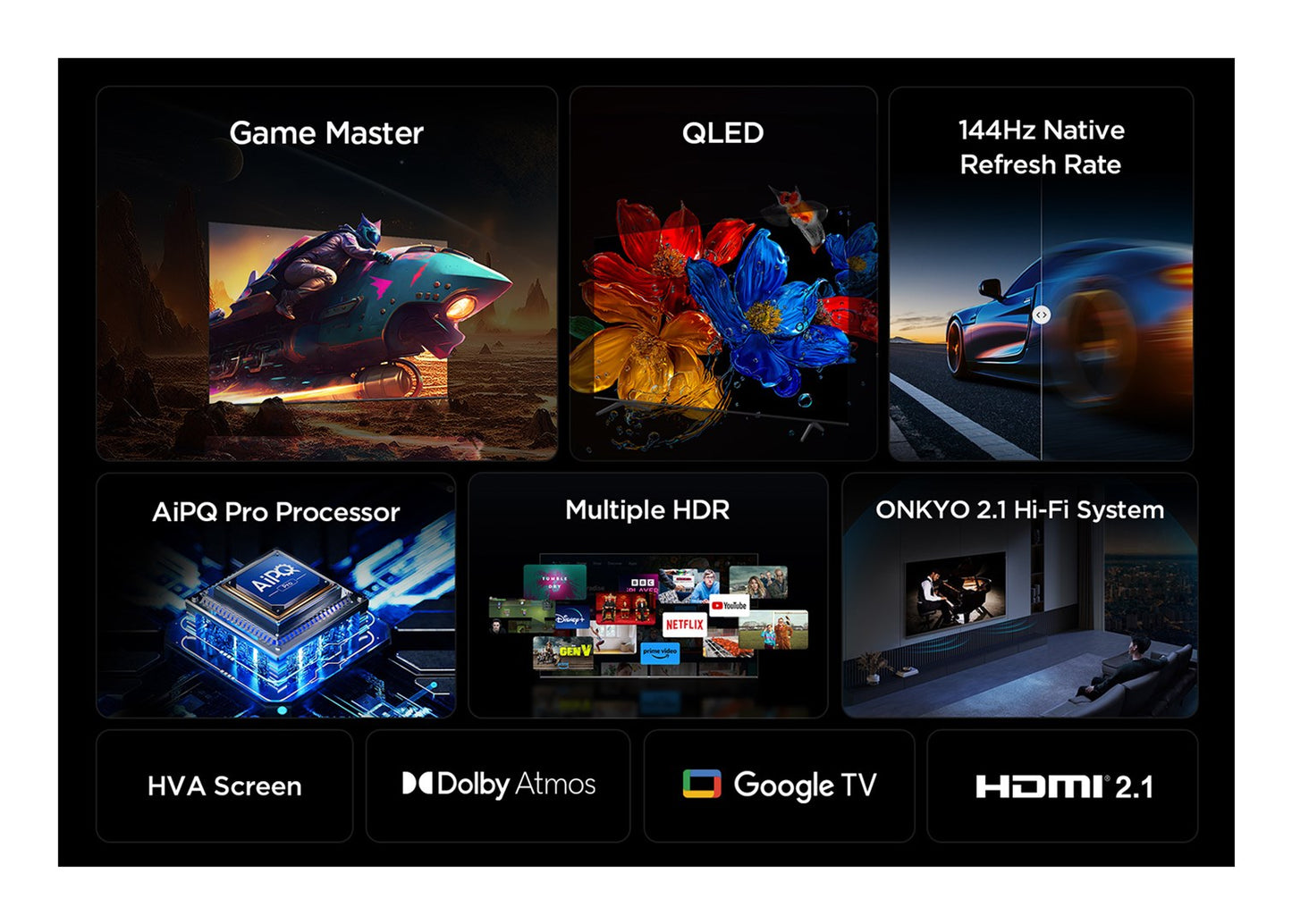 TCL P8K 85P8K 85" 4K QLED HDR Smart TV – TCL