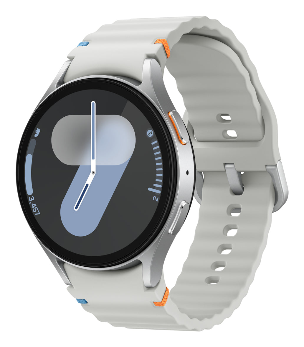 Samsung Galaxy Watch 7 44mm Silver (Silver Gummiband) – Samsung