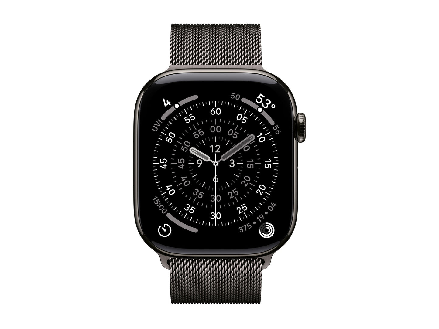 Apple Watch Series 11 46mm 5G Skiffer Titanium (Grå Milanese Rem M/L) – Apple