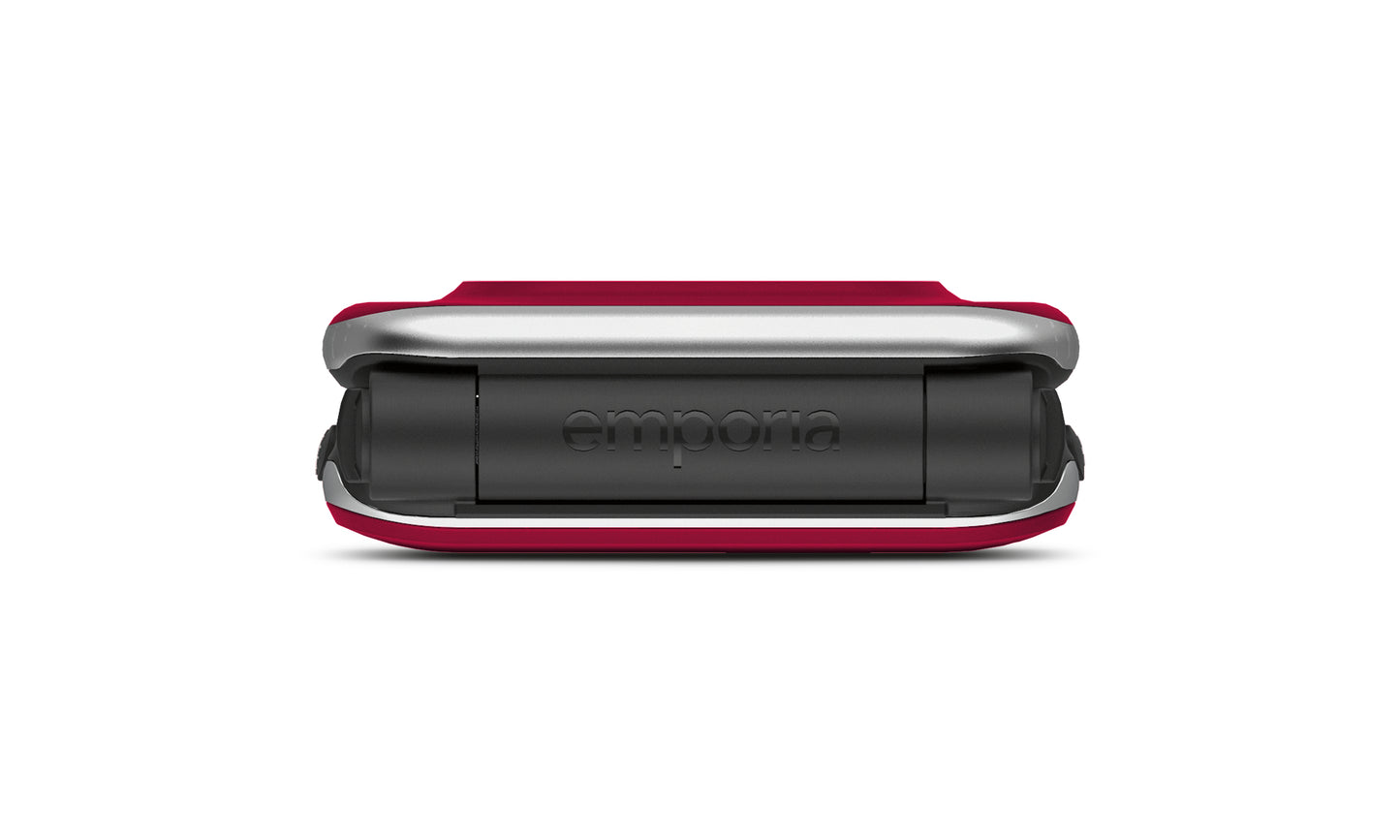 Emporia emporiaJOY-LTE 7,11 cm (2.8") 115 g Röd Seniortelefon