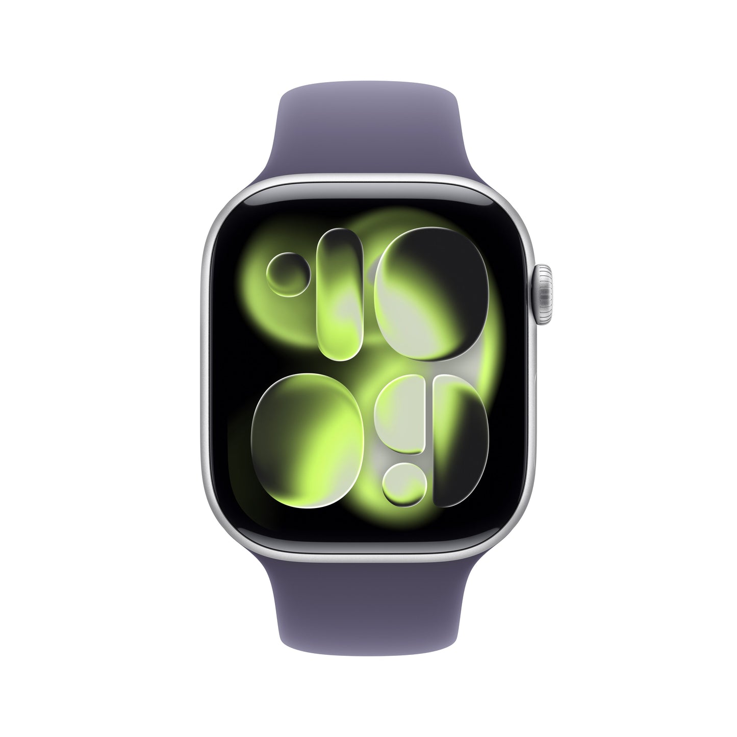 Apple Watch Series 11 46mm 5G Silver (Purple Rubber Strap S/M)