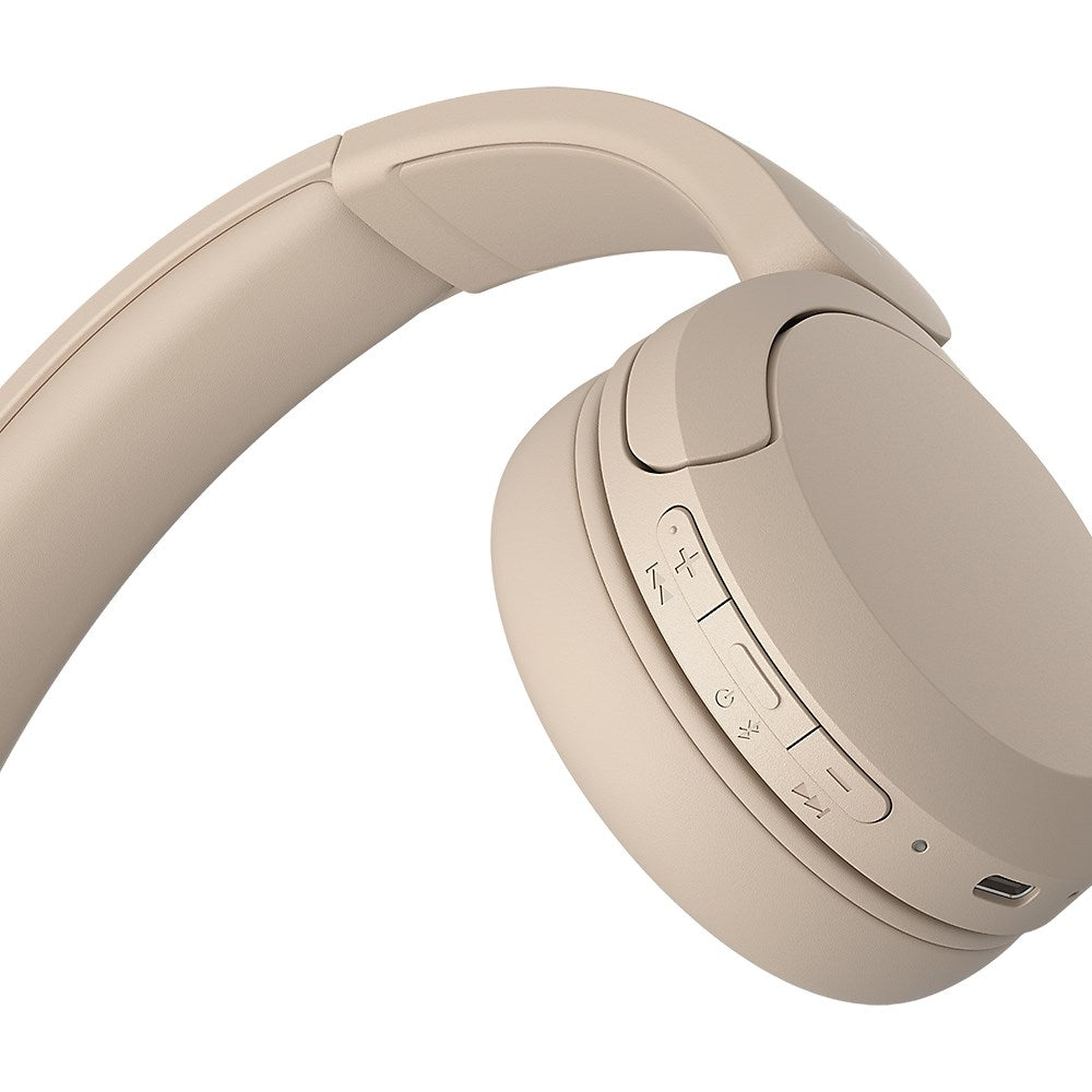 Sony WH-CH520 Headset Trådlös Huvudband Samtal/musik USB Type-C Bluetooth Laddningsställ Gräddfärgad