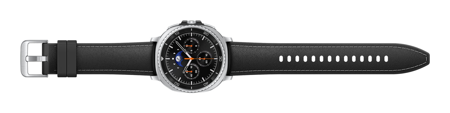 Samsung Galaxy Watch 8 Classic Silver (Svart Rem) – Samsung