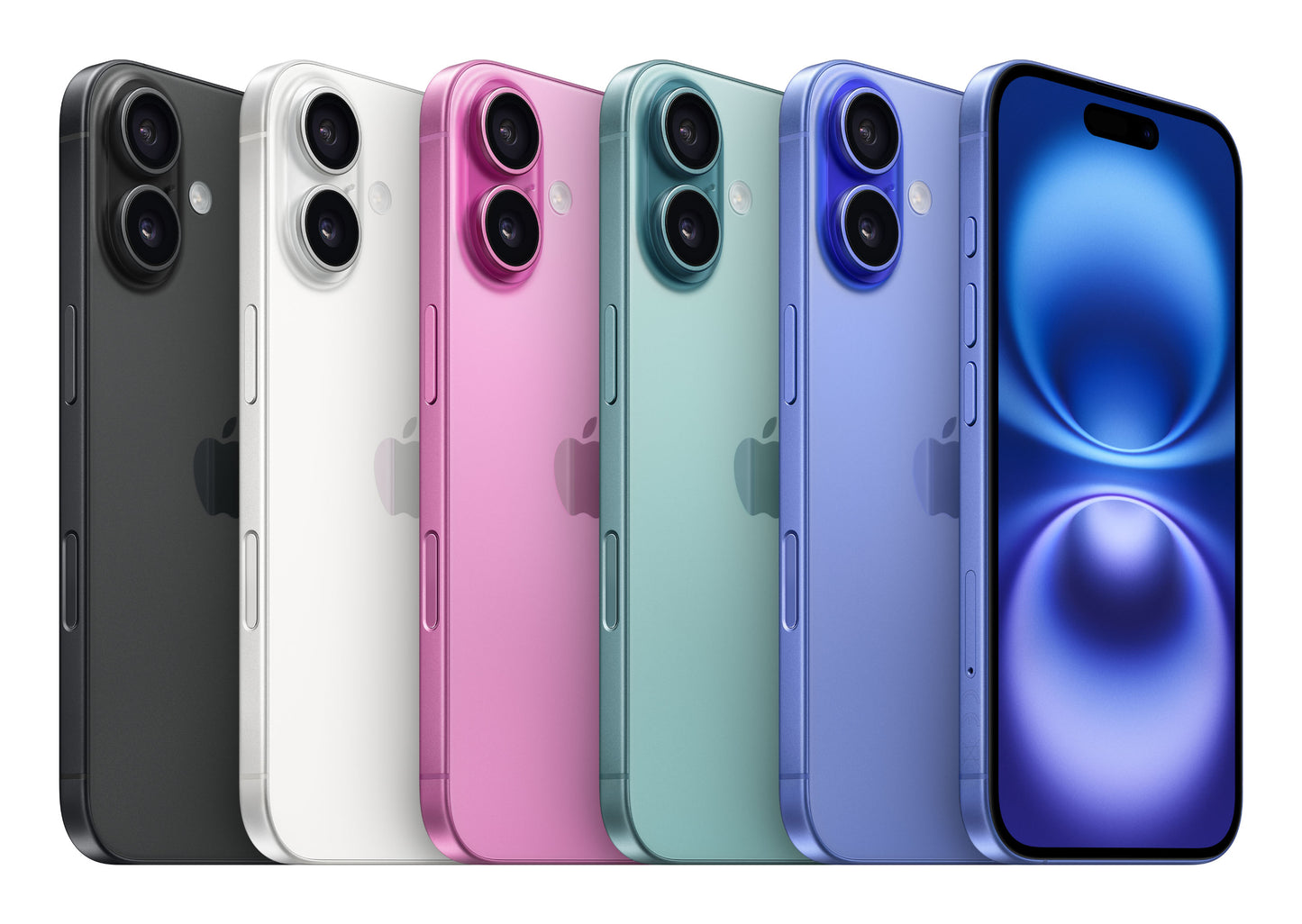 Apple iPhone 16 15,5 cm (6.1") Dubbla SIM-kort iOS 18 5G USB Type-C 512 GB Svart