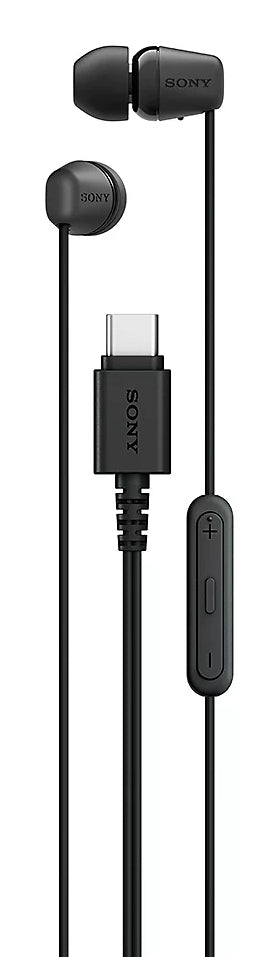 Sony IER-EX15C Headset Kabel I öra Samtal/musik USB Type-C Svart