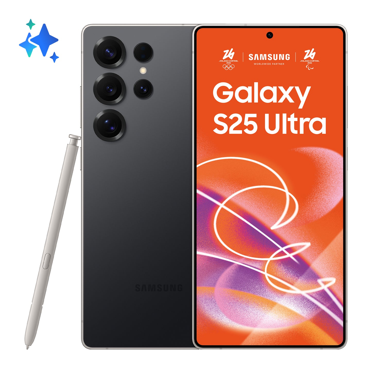 Samsung Galaxy S25 Ultra 17,5 cm (6.9") Dubbla SIM-kort Android 15 5G USB Type-C 12 GB 1 TB 5000 mAh Svart, Titan