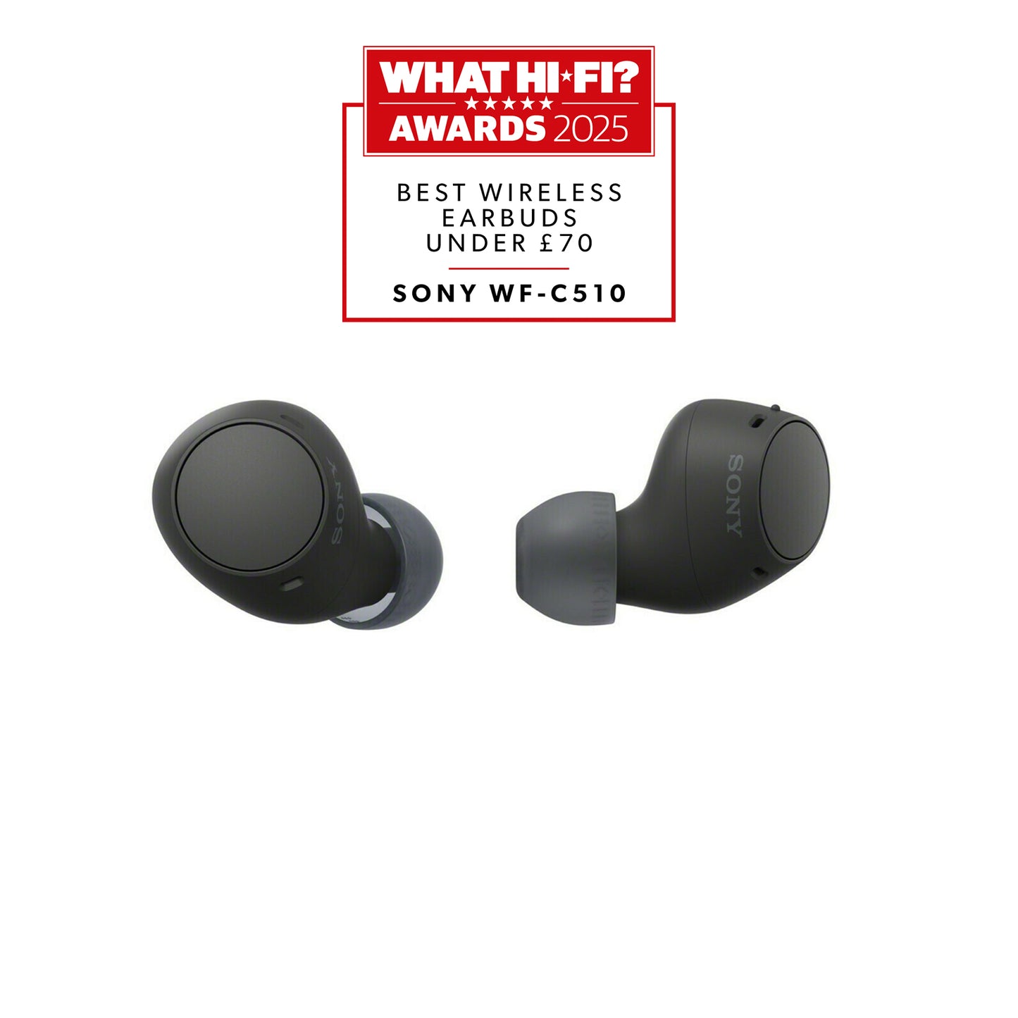Sony WF-C510 Headset True Wireless Stereo (TWS) I öra Samtal/musik/sport/vardag Bluetooth Svart