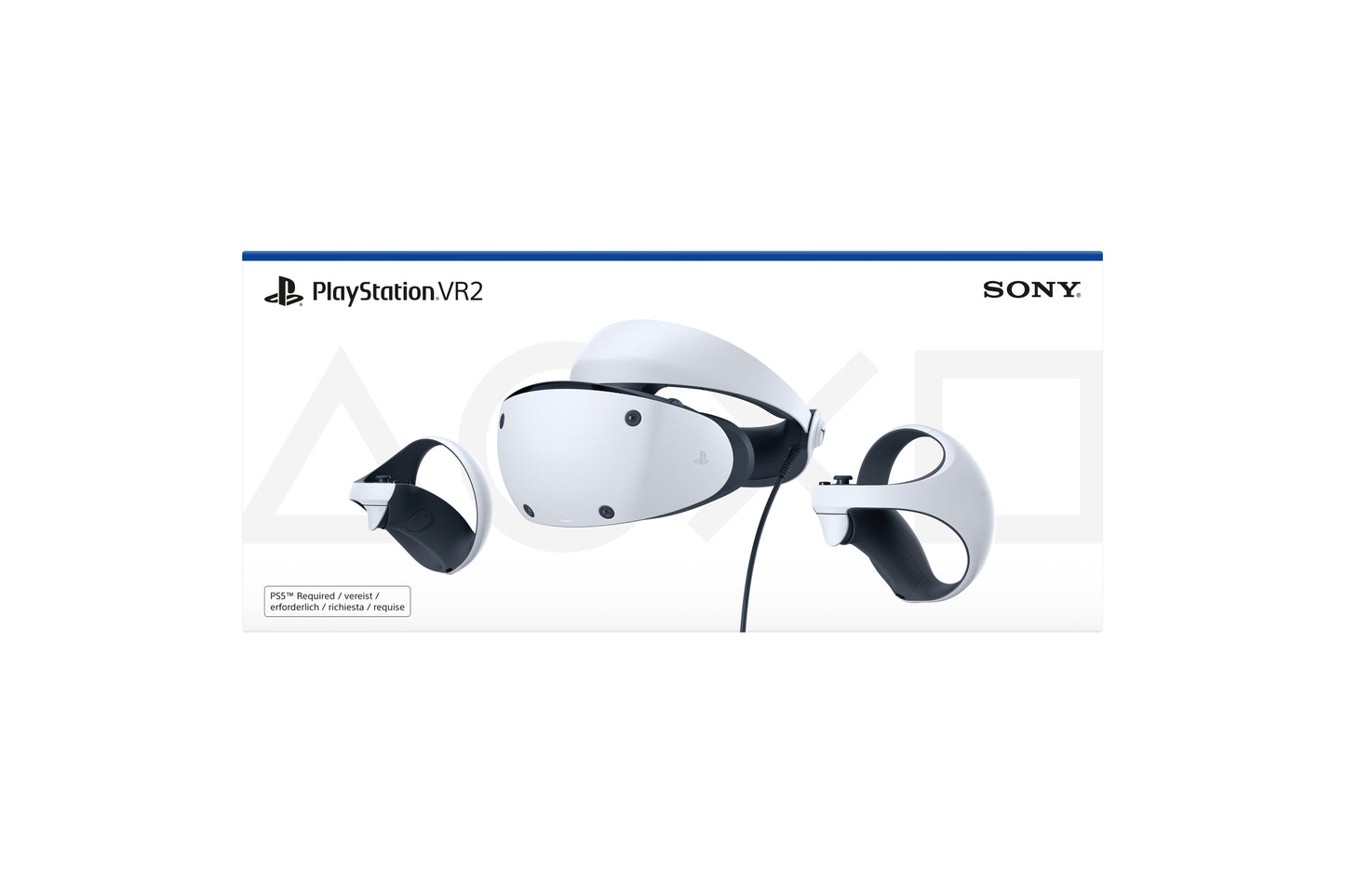 Sony PlayStation VR2 Skärm för montering på huvudet Svart, Vit