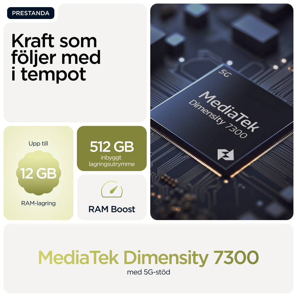 Motorola Moto G86 5G 8GB/256GB Grön – Motorola