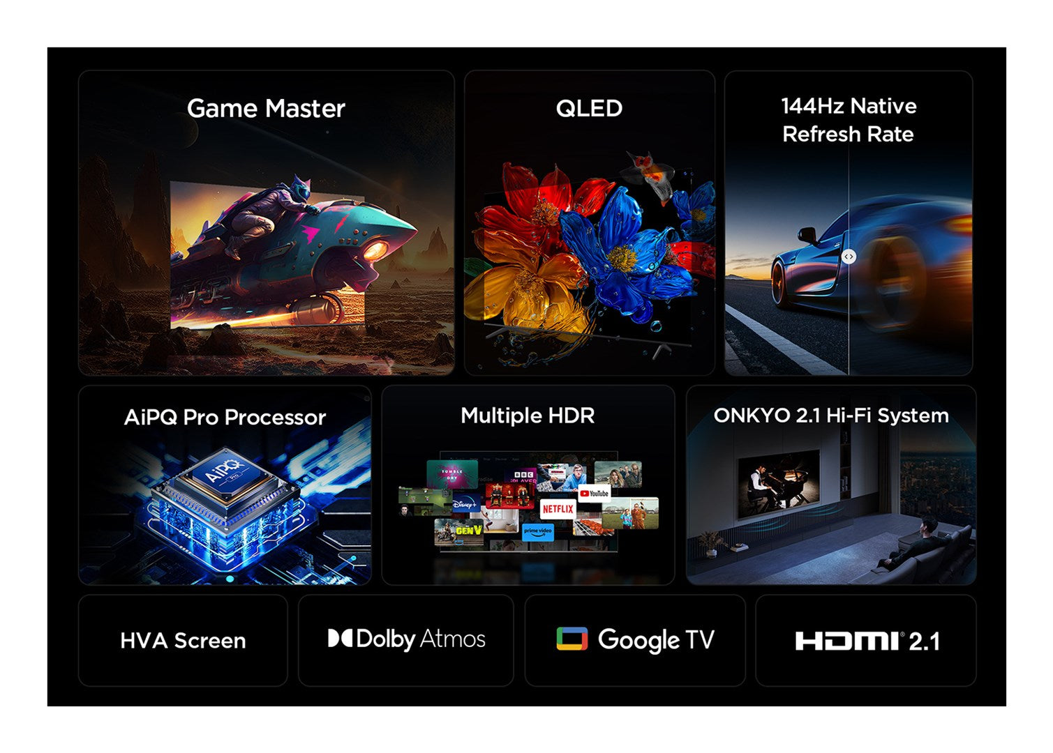 TCL P8K 85P8K 85" 4K QLED HDR Smart TV – TCL