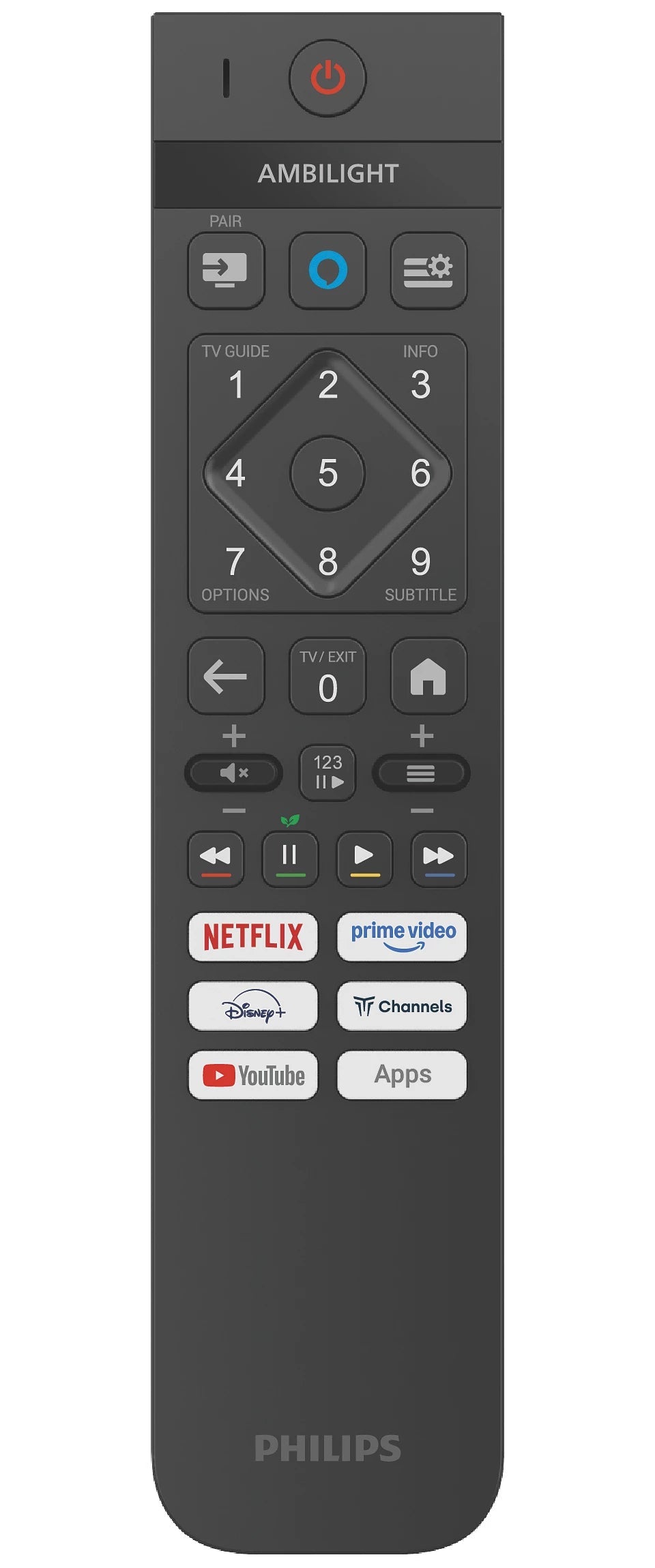 Philips 165,1 cm (65") 4K Ultra HD Smart-TV Wi-Fi Svart