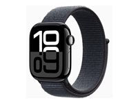 Apple Watch Series 10 4G 42mm Svart (Svart Nylonband) – Apple