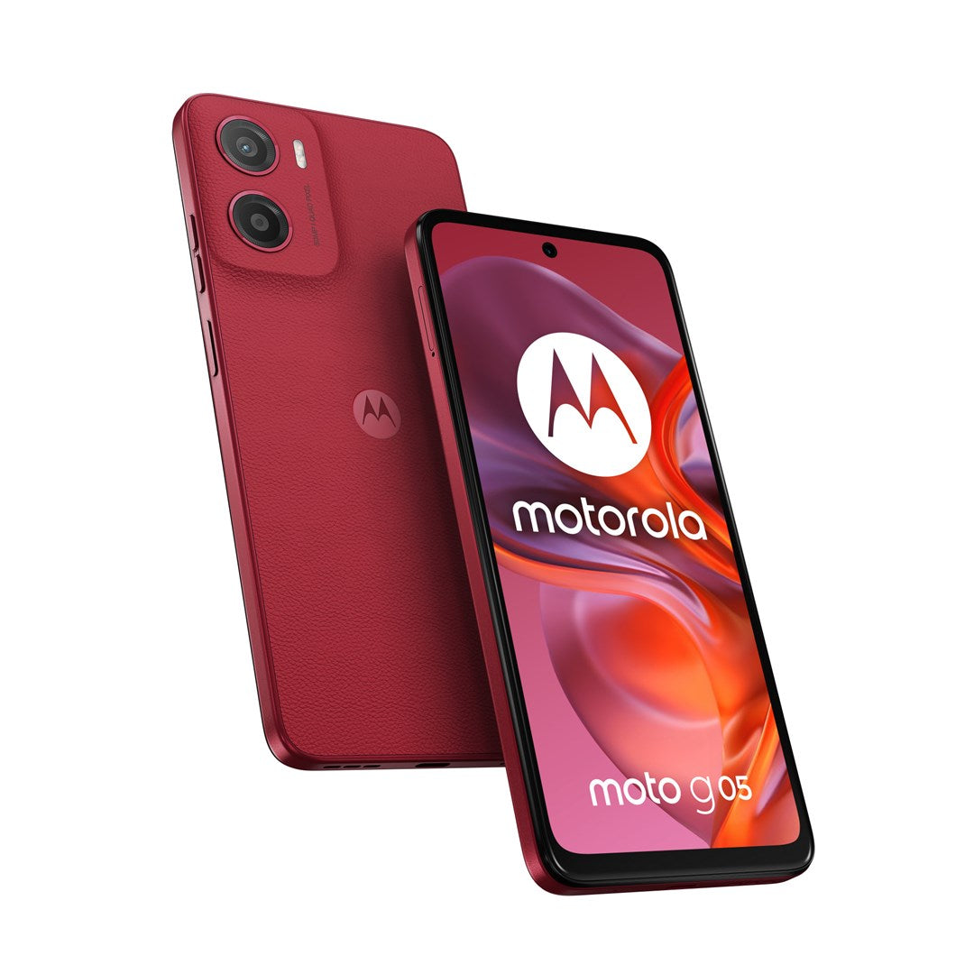 Motorola moto g05 16.9 cm (6.67") Dual SIM Android 15 4G USB Type-C 4 GB 256 GB 5200 mAh Red – Motorola