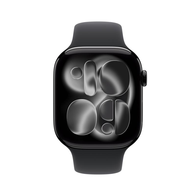 Apple Watch Series 11 46mm Svart (Svart Gummiband S/M) – Apple