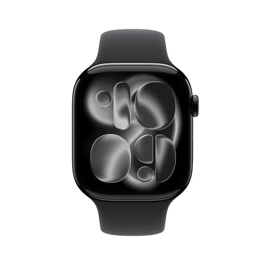 Apple Watch Series 11 46mm Black (Black Rubber Strap S/M)