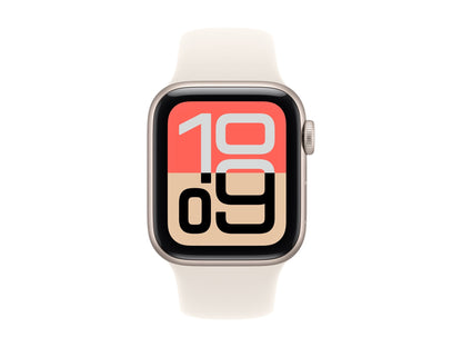 Apple Watch SE 3 40mm 5G Guld (Beige Gummiband M/L) – Apple