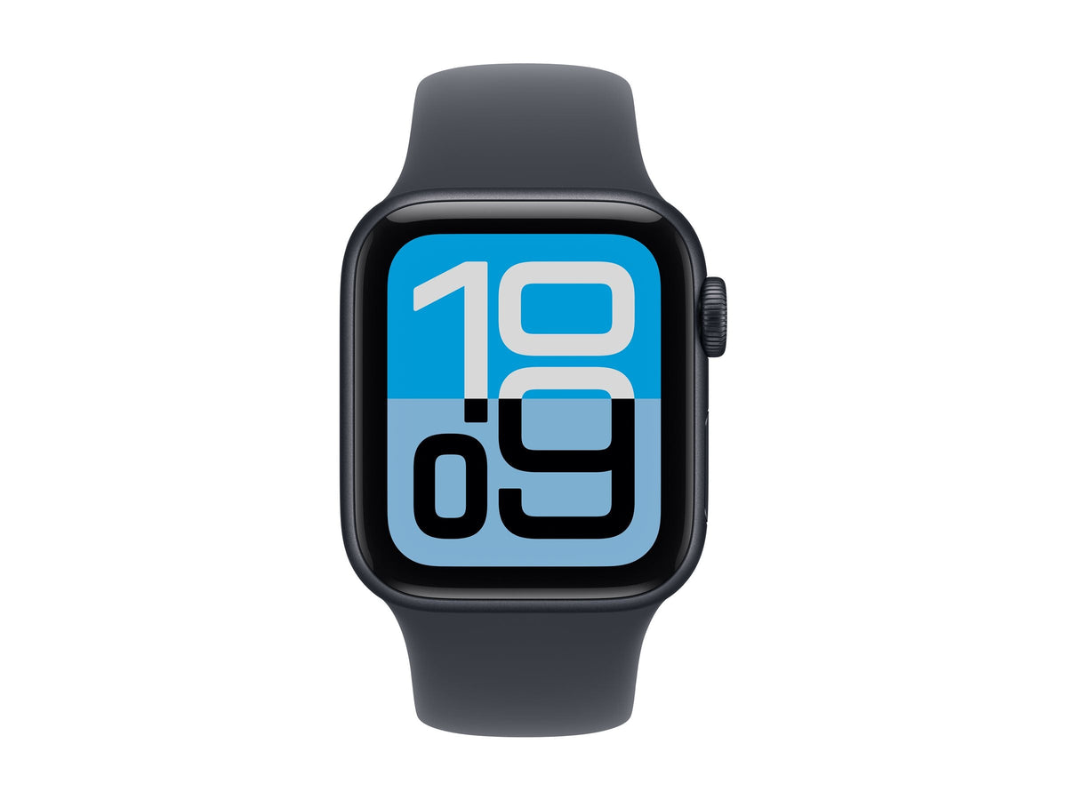 Apple Watch SE 3 40mm Mörkblå (Mörkblå Gummirem M/L) – Apple