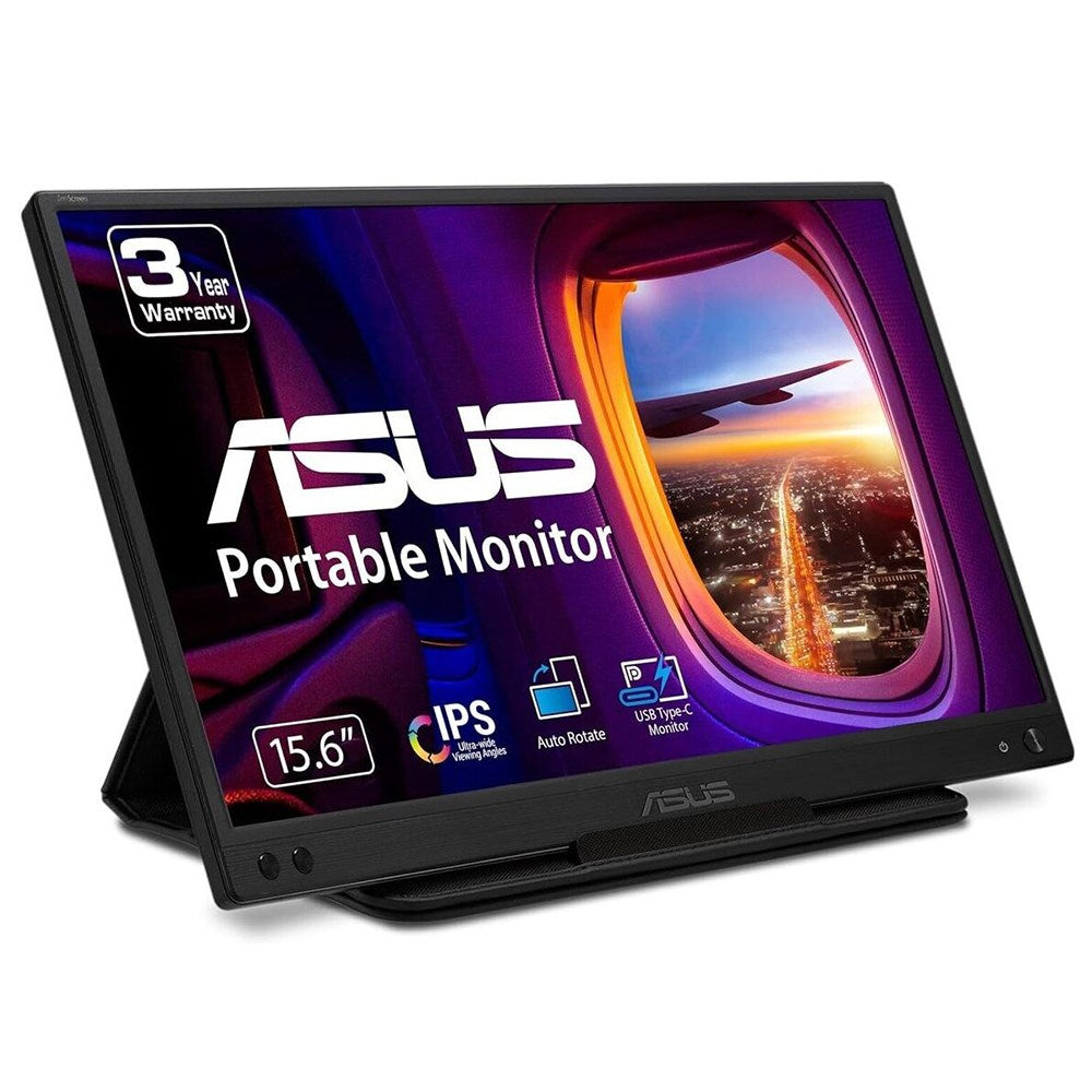 ASUS ZenScreen MB166C computer monitor 39.6 cm (15.6") 1920 x 1080 pixels Full HD LED Black – ASUS