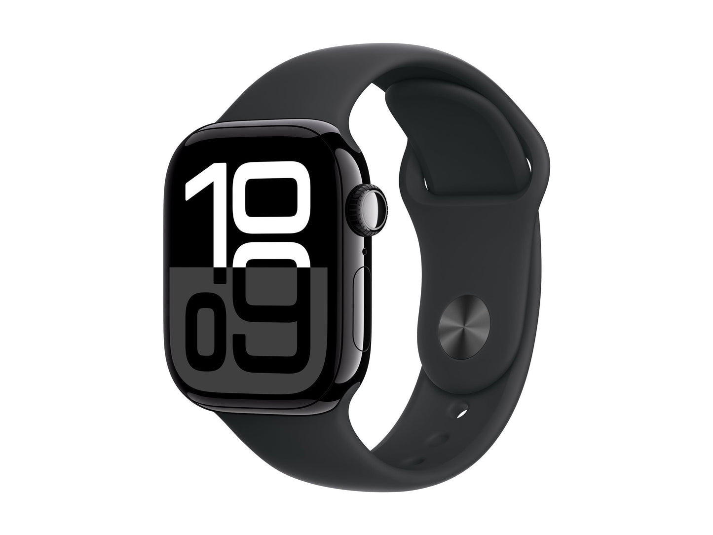 Apple Watch Series 10 42mm Black (Black Rubber Strap S/M) – Apple