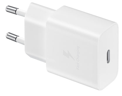 Samsung EP-T510 USB-C Quick Charger 15W + USB-C Cable 1m White