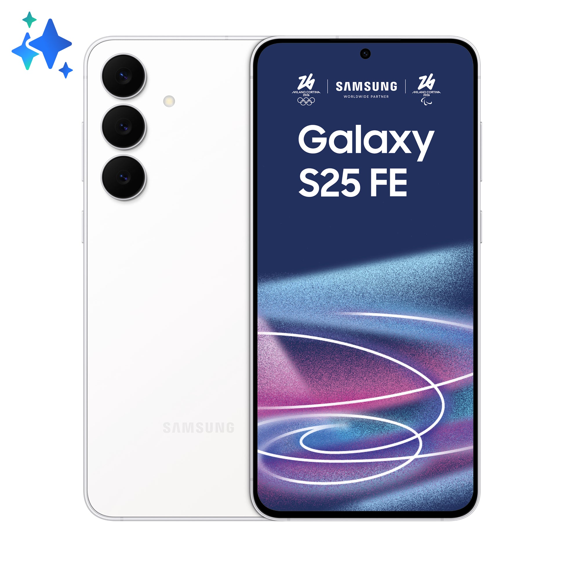 Samsung Galaxy S25 FE 5G 17 cm (6.7") Dual SIM USB Type-C 8 GB 256 GB 4900 mAh White – Samsung