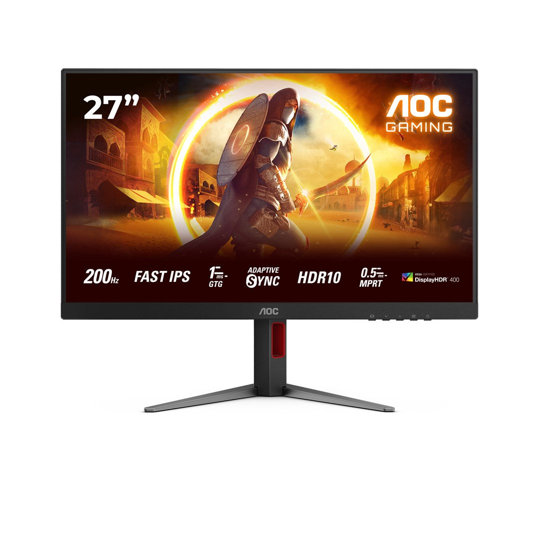 AOC 27G4HA computer monitor 68.6 cm (27") 1920 x 1080 pixels Full HD LED Black, Red – AOC