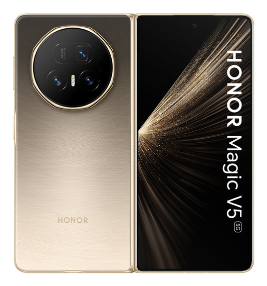 Honor MAGIC V5 20,2 cm (7.95") MagicOS 9.0.1 5G USB Type-C 16 GB 512 GB 5820 mAh Guld
