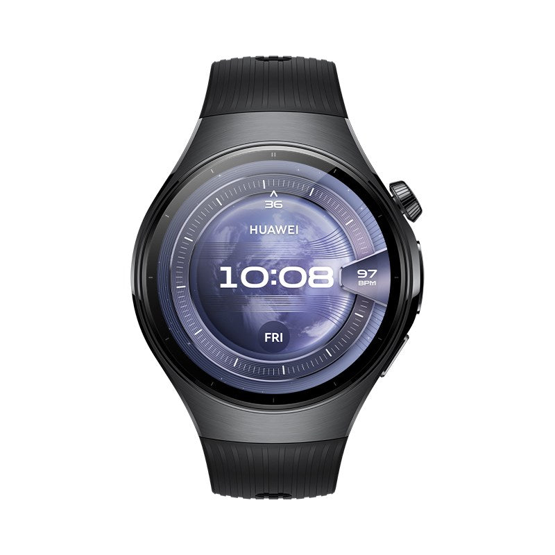 Huawei Watch 5 46mm Svart (Svart Gummiband) – Huawei