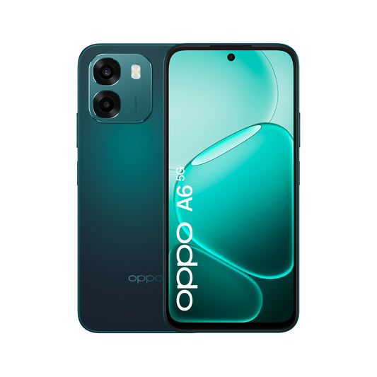 OPPO A6 5G 17,1 cm (6.75") Dubbla SIM-kort Android 15 USB Type-C 6 GB 256 GB 6550 mAh Svart