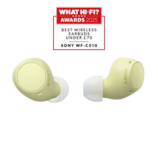 Sony WF-C510 Headset True Wireless Stereo (TWS) I öra Samtal/musik/sport/vardag Bluetooth Gul