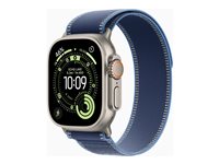 Apple Watch Ultra 3 49mm Titanium (Blue Fabric Strap S/M)