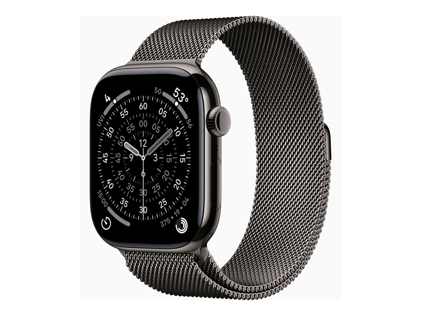 Apple Watch Series 11 46mm 5G Skiffer Titanium (Grå Milanese Rem S/M) – Apple