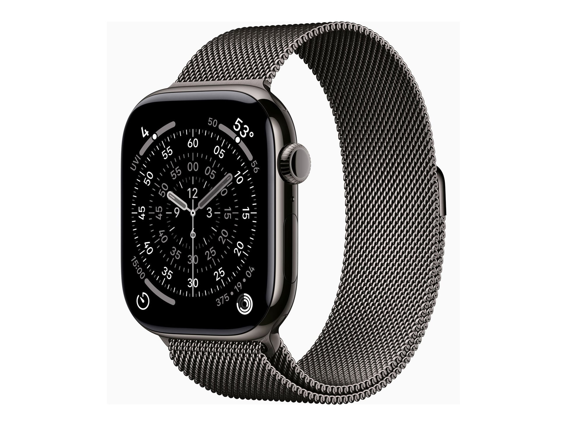 Apple Watch Series 11 46mm 5G Skiffer Titanium (Grå Milanese Rem S/M) – Apple