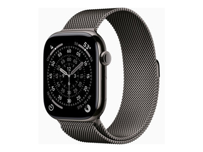 Apple Watch Series 11 46mm 5G Skiffer Titanium (Grå Milanese Rem S/M) – Apple