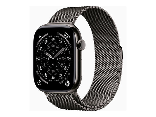Apple Watch Series 11 46mm 5G Skiffer Titanium (Grå Milanese Rem S/M) – Apple