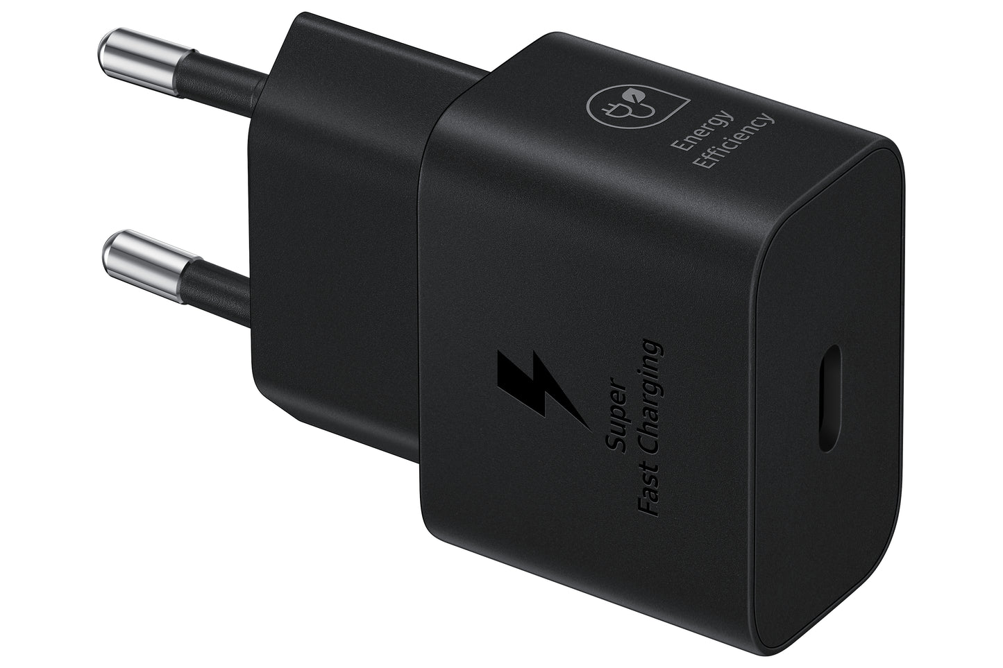 Samsung USB-C Snabbladdare 25W T2510 + USB-C Kabel Svart – Samsung