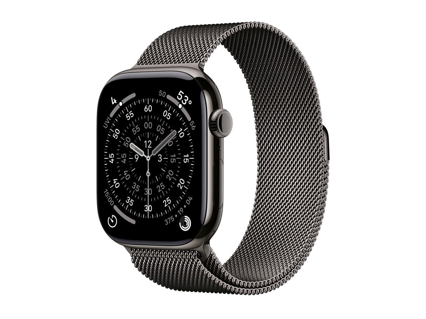 Apple Watch Series 11 46mm 5G Skiffer Titanium (Grå Milanese Rem M/L) – Apple