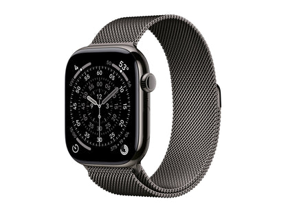 Apple Watch Series 11 46mm 5G Skiffer Titanium (Grå Milanese Rem M/L) – Apple