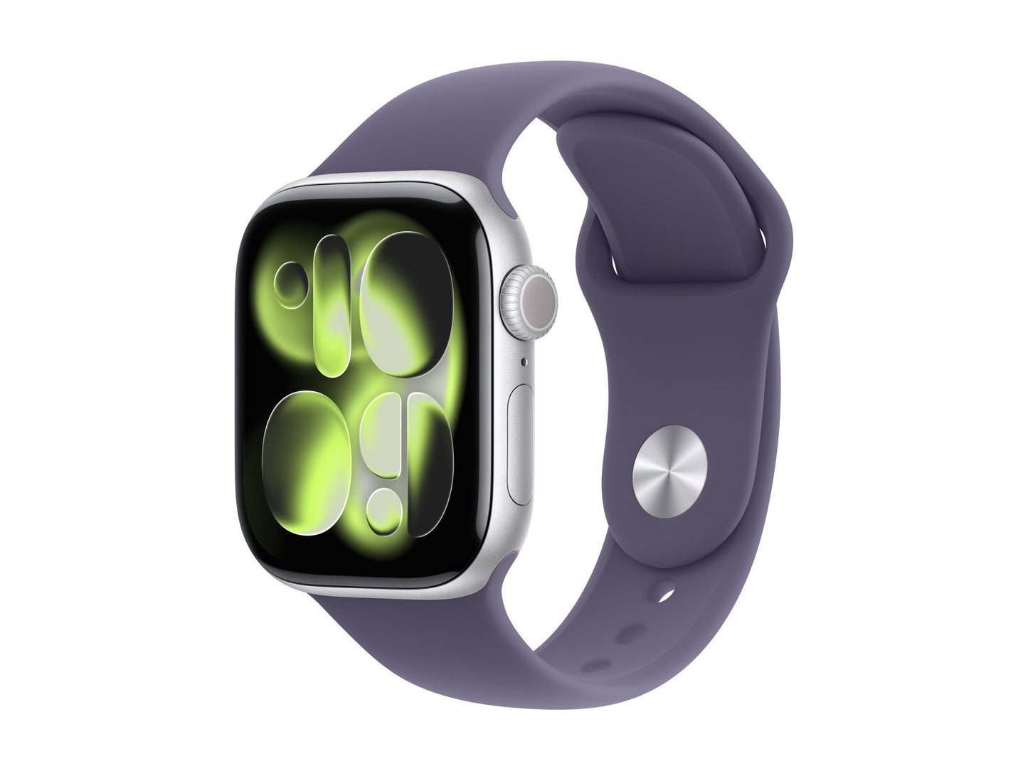 Apple Watch Series 11 42mm Silver (Lila Gummiband M/L) – Apple