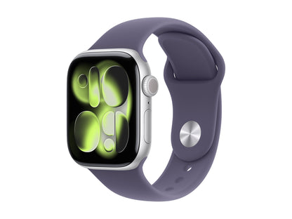 Apple Watch Series 11 42mm Silver (Lila Gummiband M/L) – Apple