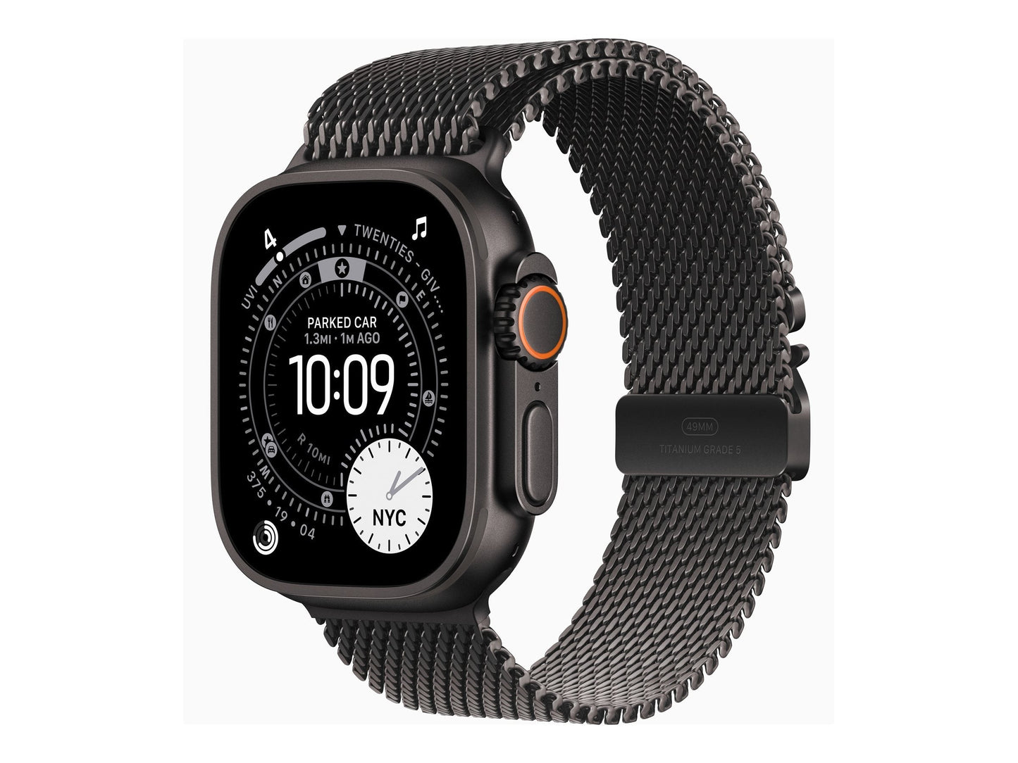 Apple Watch Ultra 3 49mm Svart (Svart Milanese Rem M) – Apple