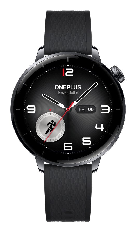 OnePlus Watch 3 43mm Svart (Svart Gummiband) – OnePlus