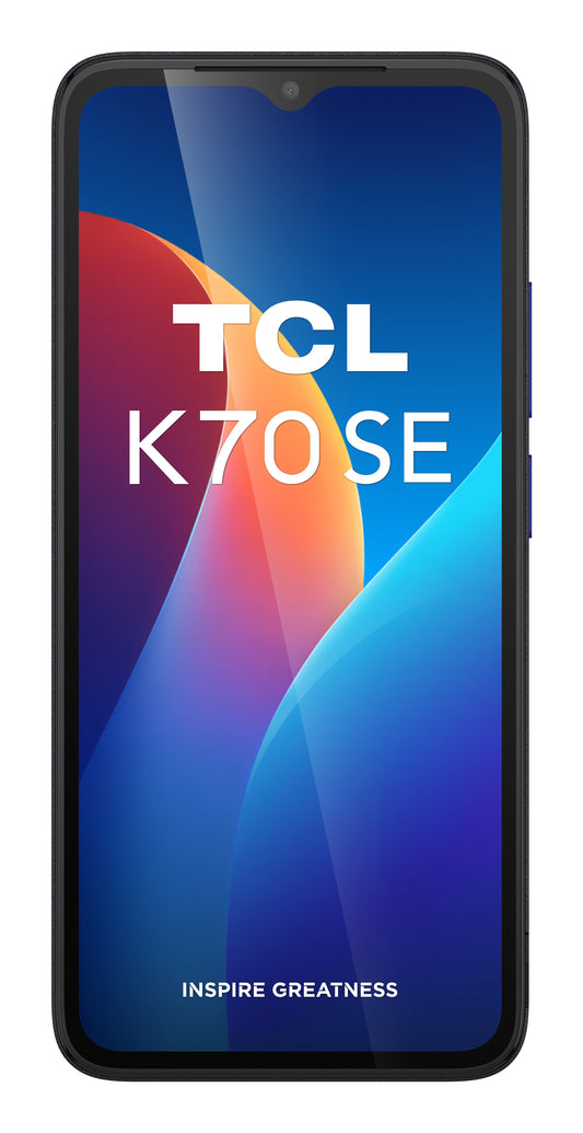 TCL K70 SE 16,7 cm (6.56") Dubbla SIM-kort Android 16.0 4G USB Type-C 4 GB 64 GB 3000 mAh Svart, Indigo