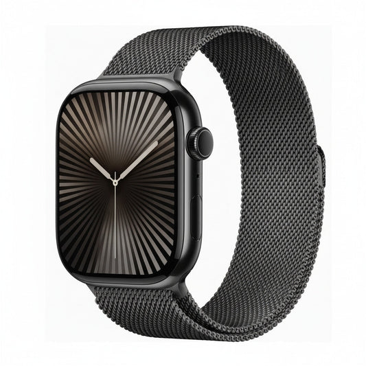 Apple Watch Series 10 4G 46mm Slate Titanium (Grå Milanese Rem S/M) – Apple