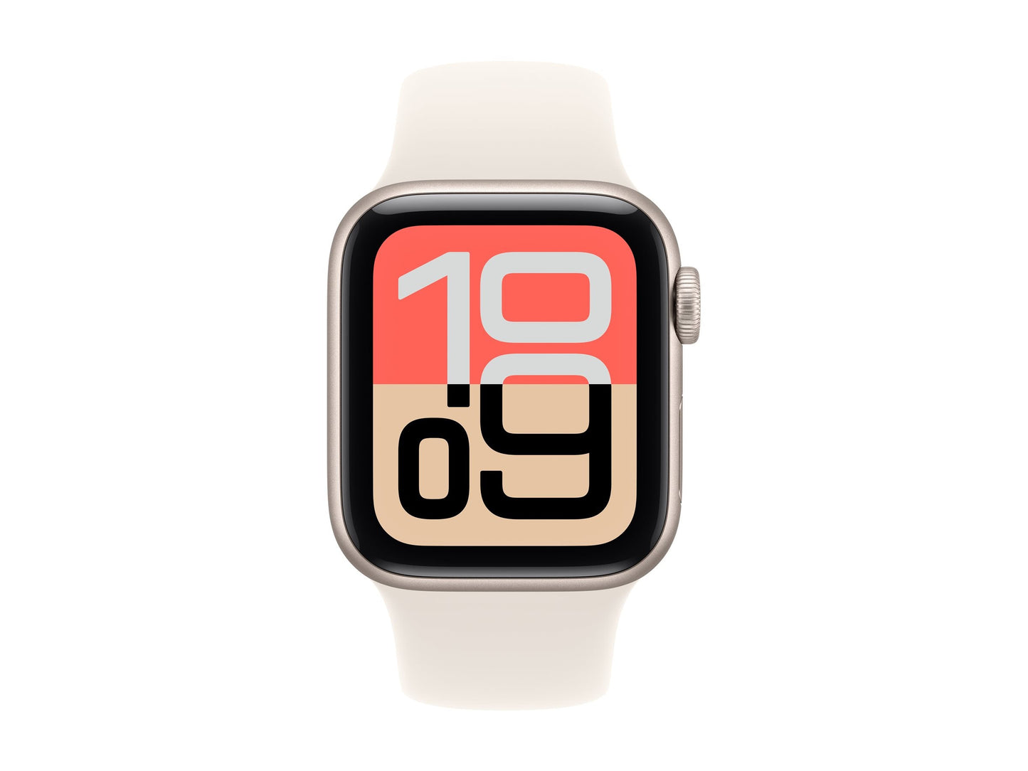 Apple Watch SE 3 40mm Guld (Beige Gummiband M/L) – Apple