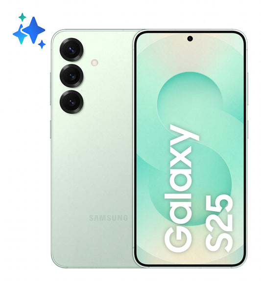 Samsung Galaxy S25 15,8 cm (6.2") Dubbla SIM-kort Android 15 5G USB Type-C 12 GB 512 GB 4000 mAh Mintfärgad