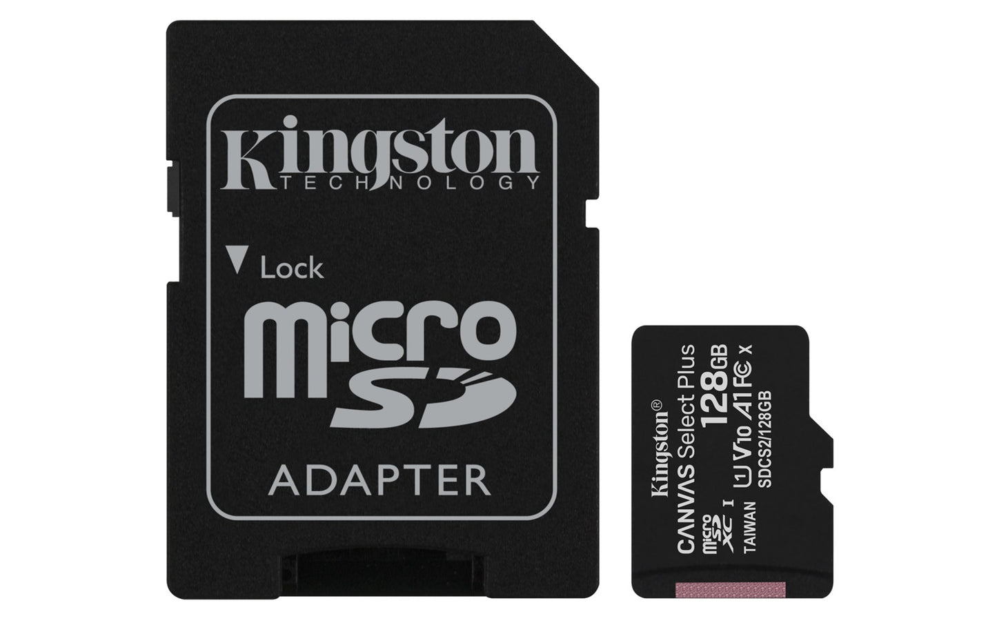 Kingston Canvas Select Plus microSDXC 128GB + SD adapter