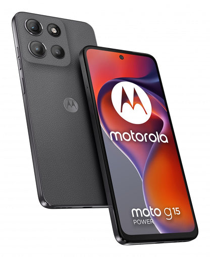 Motorola moto g15 power 17.1 cm (6.72") Dual SIM Android 15 4G USB Type-C 8 GB 256 GB 6000 mAh Grey – Motorola