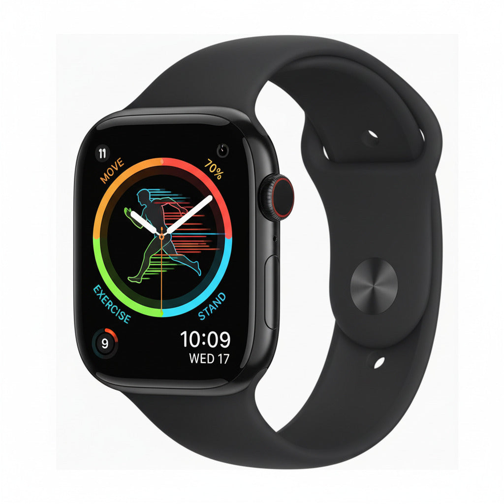 Apple Watch Series 11 46mm 5G Svart (Svart Gummiband M/L) – Apple