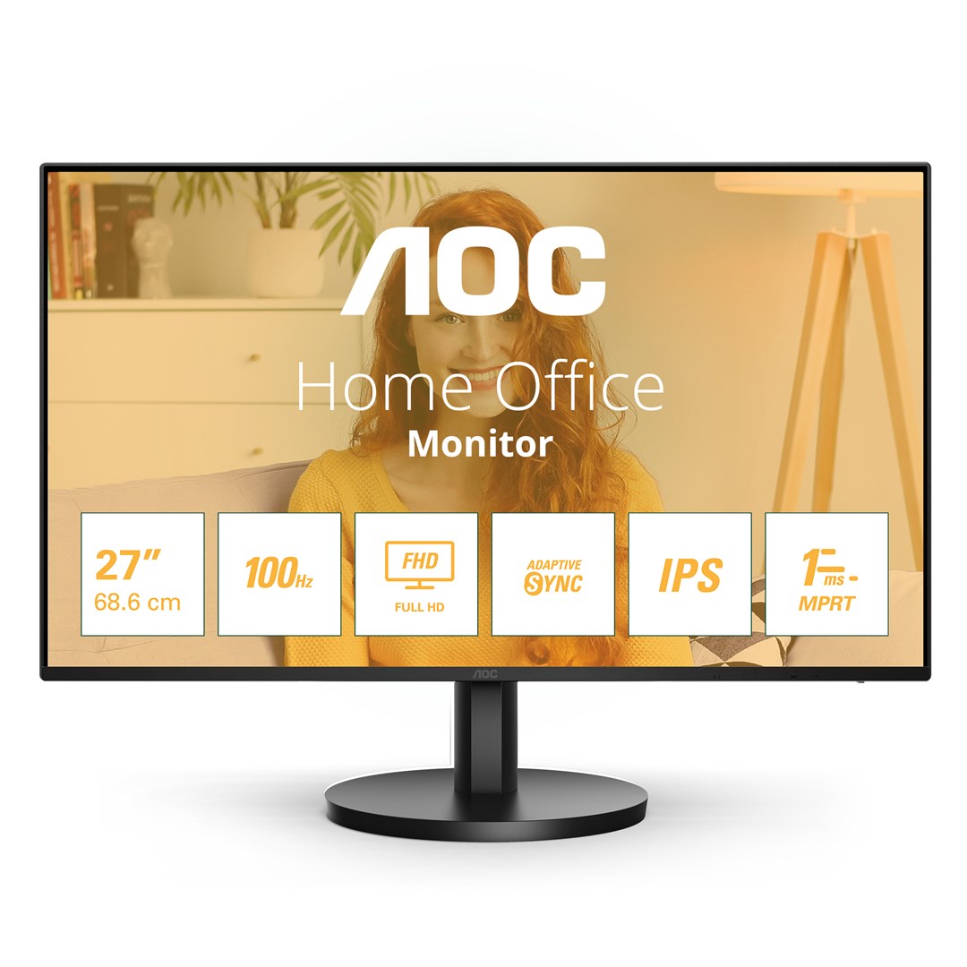 AOC B3 27B3HA2 LED-skärm 68.6 cm (27") 1920 x 1080 pixlar Full HD Svart – AOC